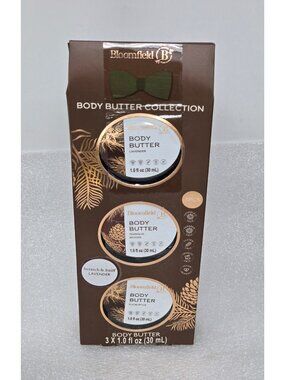 Bloomfield Body Butter Collection 3-Pack Lavender Tranquil Woods & Eucalyptus